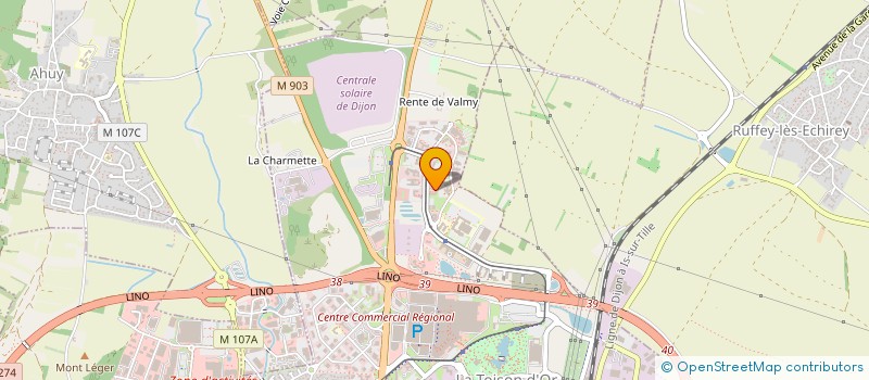 localisation de l'entreprise ARENOVA GROUPE à DIJON