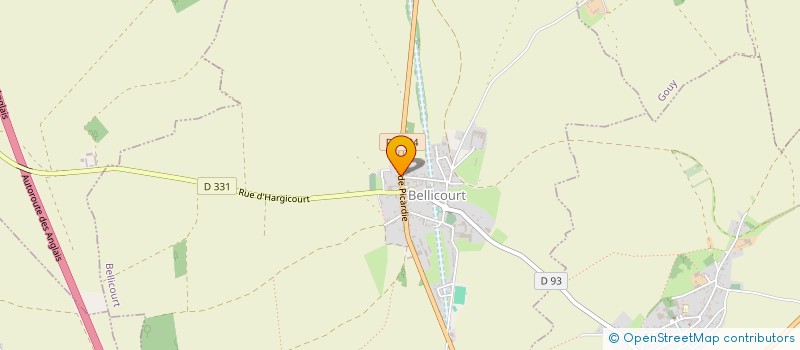 localisation de l'entreprise ARENOX  BELLICOURT