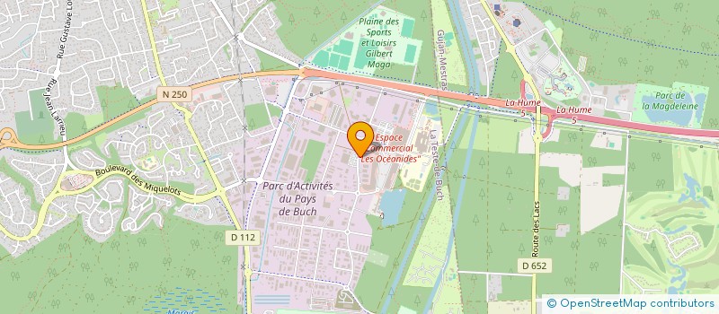localisation de l'entreprise ARENUM à LA TESTE-DE-BUCH