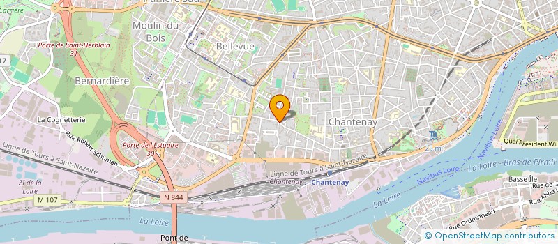 localisation de l'entreprise AREO à NANTES
