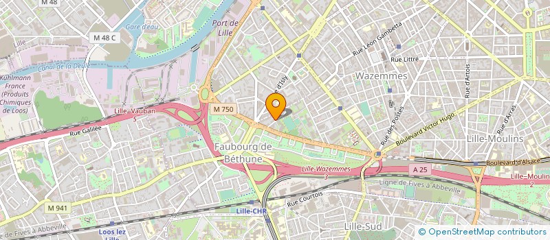 localisation de l'entreprise AREO à LILLE