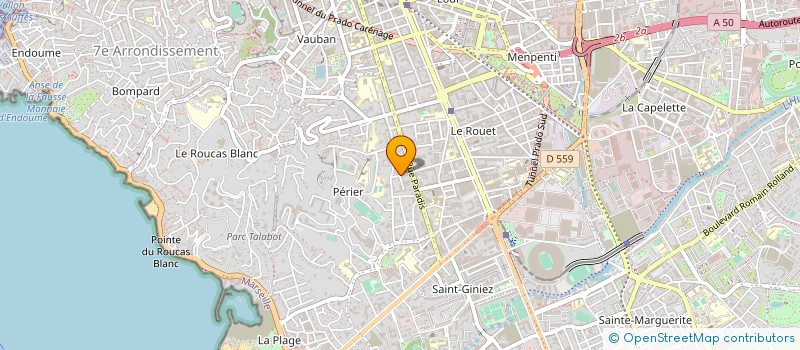 localisation de l'entreprise AREO FONCIER  MARSEILLE