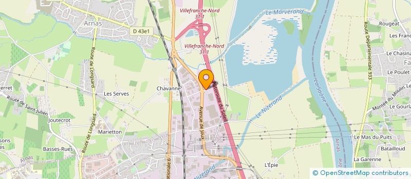 localisation de l'entreprise AREO GP  ARNAS