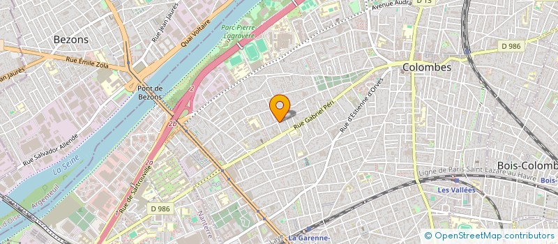 localisation de l'entreprise AREO PLOMBERIE à COLOMBES