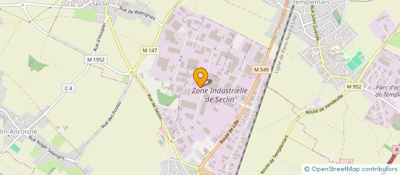 localisation de l'entreprise AREO VOL à SECLIN
