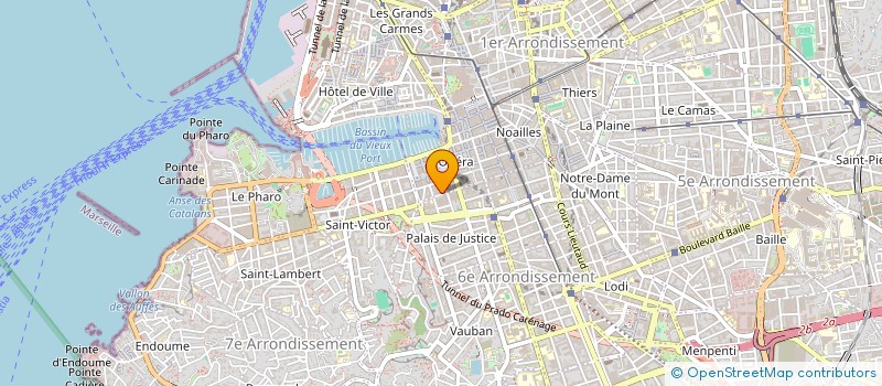 localisation de l'entreprise AREON à MARSEILLE
