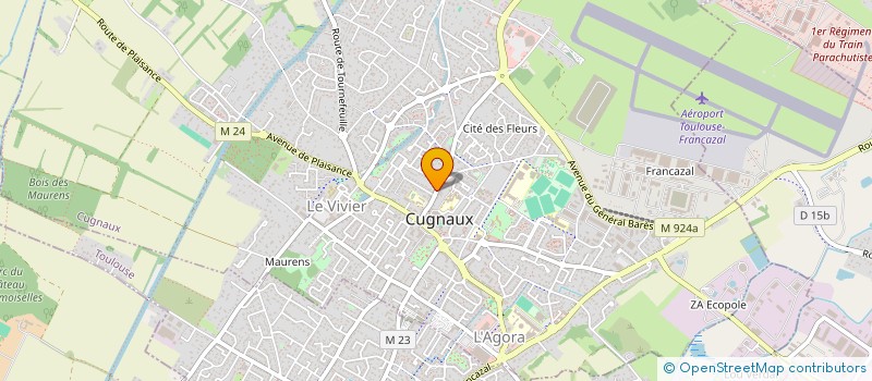 localisation de l'entreprise AREOPAGE SA à CUGNAUX