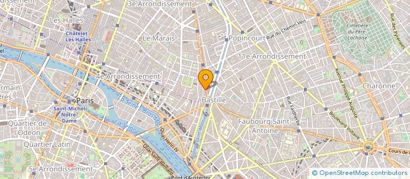 localisation de l'entreprise AREOR à PARIS