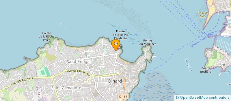 localisation de l'entreprise AREOSA  DINARD