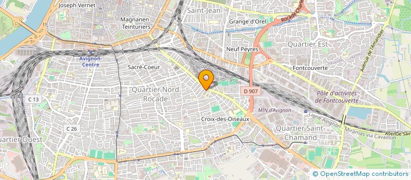 localisation de l'entreprise AREP à AVIGNON