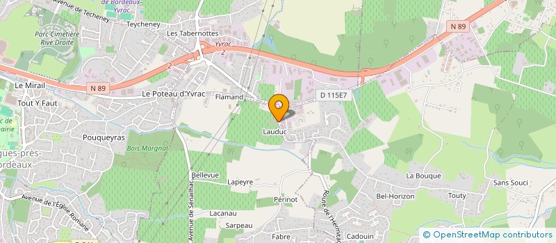 localisation de l'entreprise AREP  POMPIGNAC