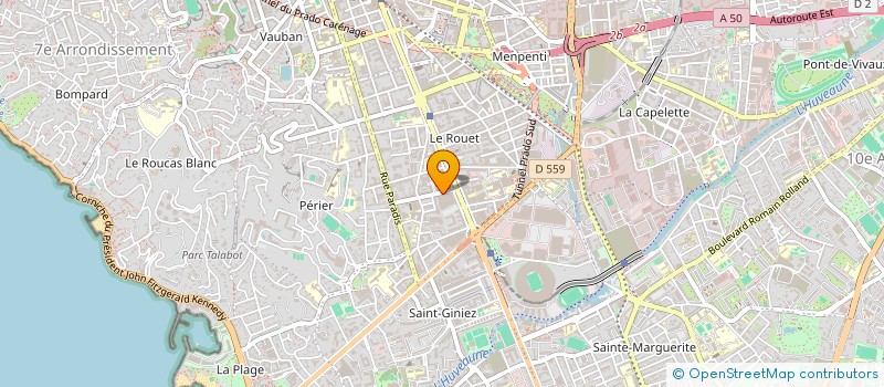 localisation de l'entreprise AREP ASS RECHERCHE PSYCHIATRIE à MARSEILLE
