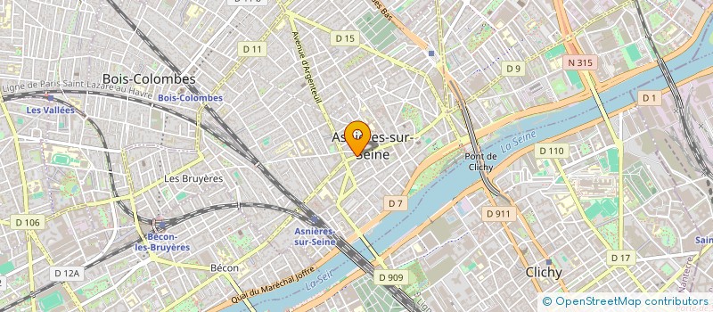 localisation de l'entreprise AREP CONSEIL  ASNIERES-SUR-SEINE