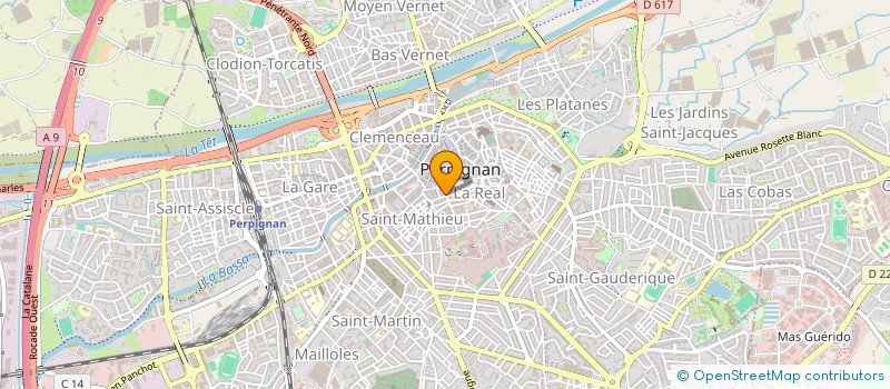 localisation de l'entreprise AREPAS  PERPIGNAN