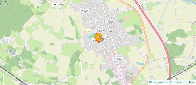 localisation de l'entreprise AREPHI  LA BAZOGE