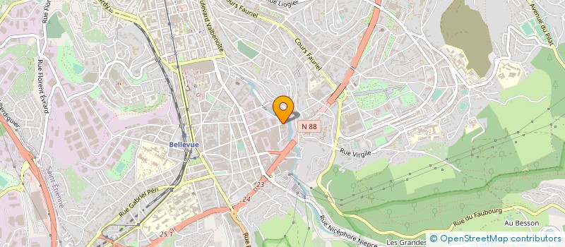 localisation de l'entreprise AREPSHA  SAINT-ETIENNE