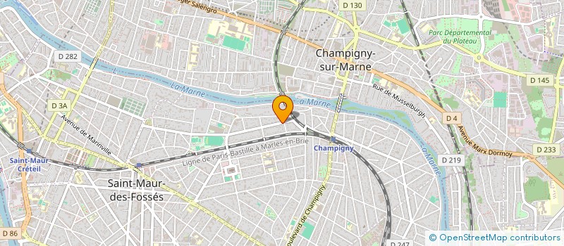 localisation de l'entreprise ARERAM CE  SAINT-MAUR-DES-FOSSES