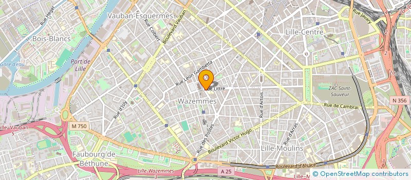 localisation de l'entreprise ARES à LILLE