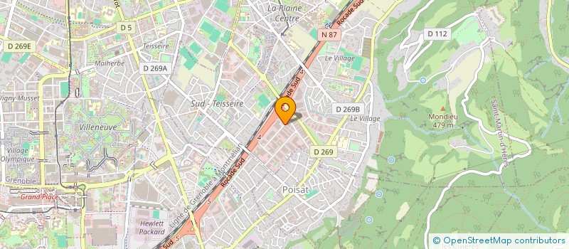 localisation de l'entreprise ARES  SAINT-MARTIN-D'HERES