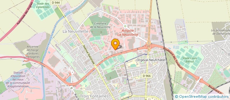 localisation de l'entreprise ARES à REIMS