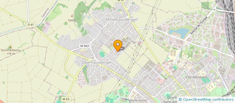 localisation de l'entreprise ARES  OBERHAUSBERGEN