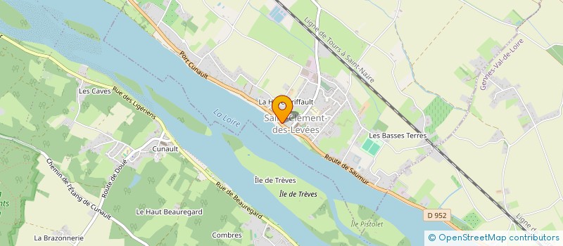 localisation de l'entreprise ARES  SAINT-CLEMENT-DES-LEVEES