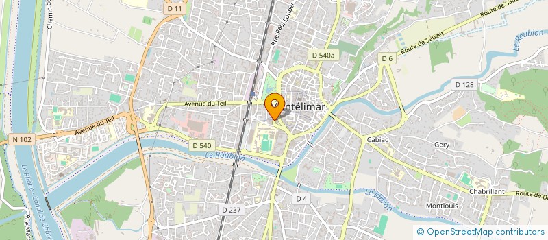 localisation de l'entreprise ARES à MONTELIMAR