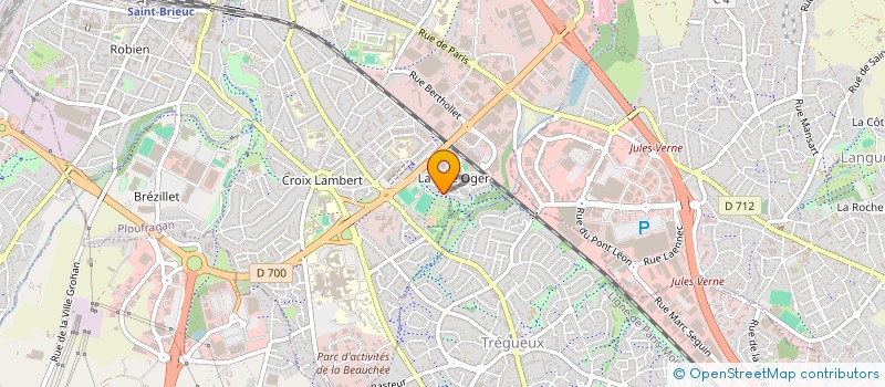 localisation de l'entreprise ARES à SAINT-BRIEUC