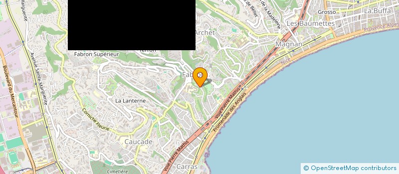 localisation de l'entreprise ARES à NICE