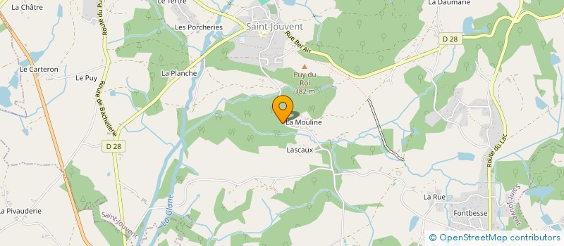 localisation de l'entreprise ARES à SAINT-JOUVENT