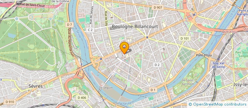localisation de l'entreprise ARES à BOULOGNE-BILLANCOURT