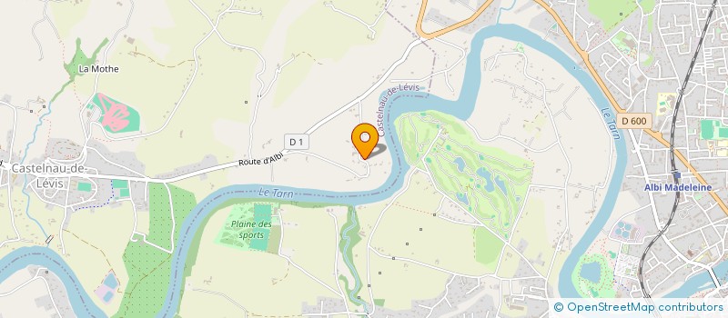 localisation de l'entreprise ARES  CASTELNAU-DE-LEVIS