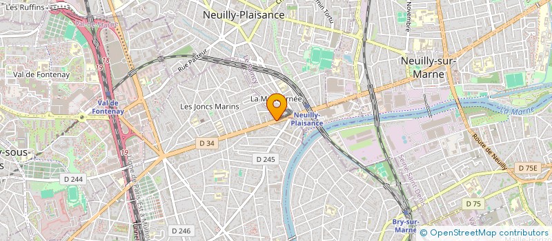 localisation de l'entreprise ARES  LE PERREUX-SUR-MARNE