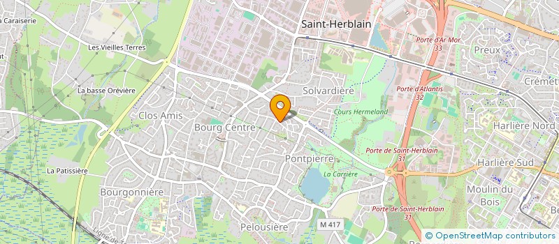 localisation de l'entreprise ARES - ADVISING RENEWABLE ENERGY SOLUTIONS à SAINT-HERBLAIN