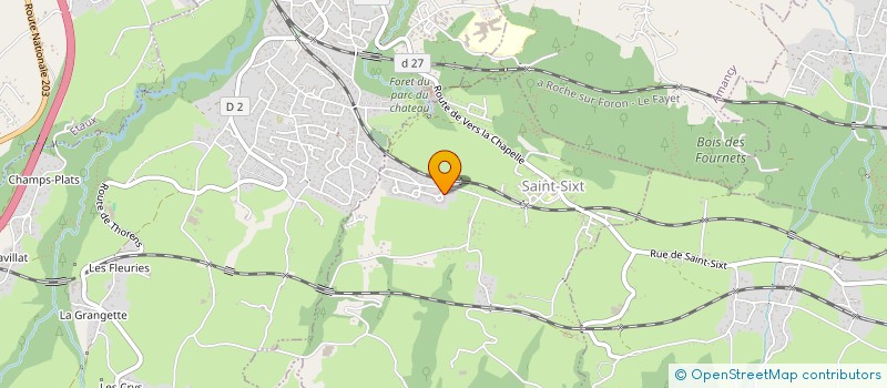 localisation de l'entreprise ARES APPLICATIONS  SAINT-SIXT