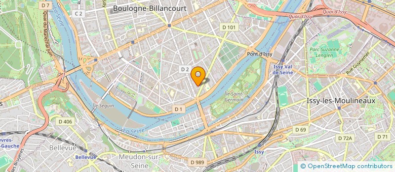 localisation de l'entreprise ARES AUDIT à BOULOGNE-BILLANCOURT