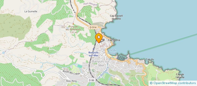 localisation de l'entreprise ARES BANYULS à BANYULS-SUR-MER