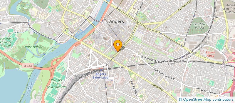 localisation de l'entreprise ARES CAPITAL à ANGERS