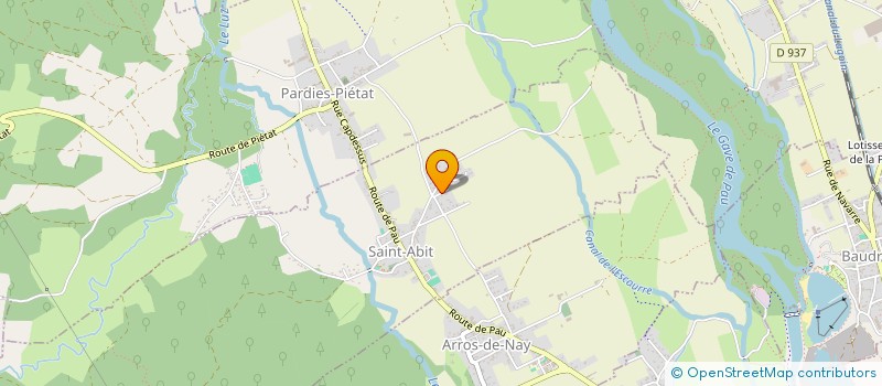 localisation de l'entreprise ARES CONSTRUCTION  SAINT-ABIT