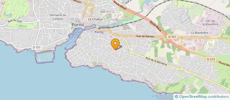 localisation de l'entreprise ARES DEVELOPPEMENT à PORNIC