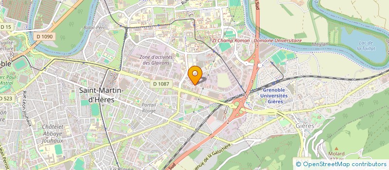 localisation de l'entreprise ARES DEVELOPPEMENT à SAINT-MARTIN-D'HERES