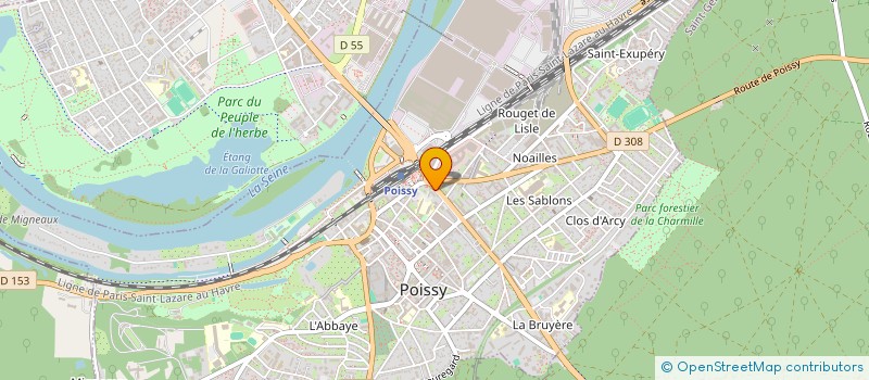 localisation de l'entreprise ARES DIGITAL SECURITY  POISSY