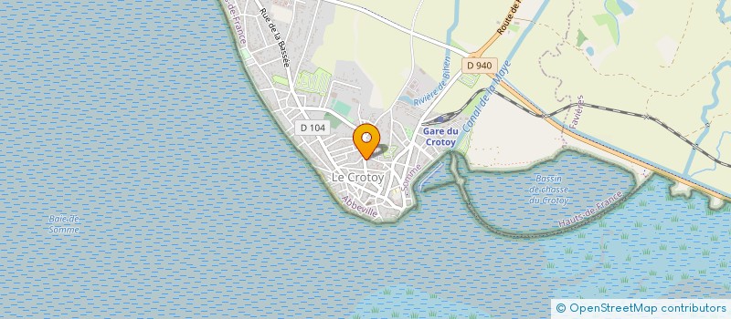 localisation de l'entreprise ARES DISTRIBUTION à LE CROTOY