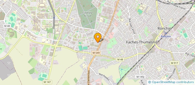 localisation de l'entreprise ARES FORMATION à LILLE