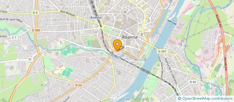 localisation de l'entreprise ARES FORMATION INITIALE PRIVEE à ROANNE