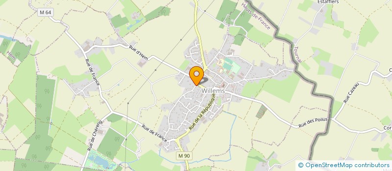 localisation de l'entreprise ARES INVESTIGATION à WILLEMS