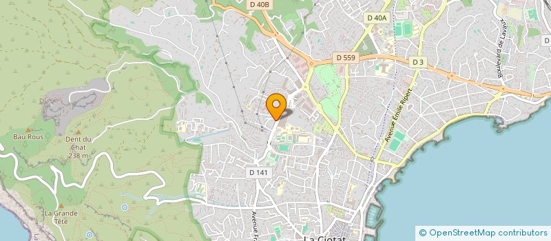 localisation de l'entreprise ARES NUTRITION  LA CIOTAT