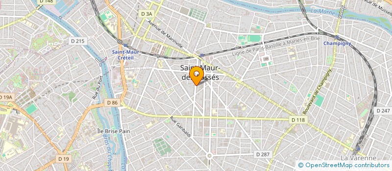 localisation de l'entreprise ARES PROJECT  SAINT-MAUR-DES-FOSSES