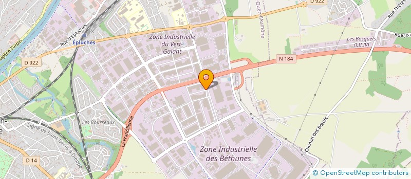 localisation de l'entreprise ARES SA à SAINT-OUEN-L'AUMONE