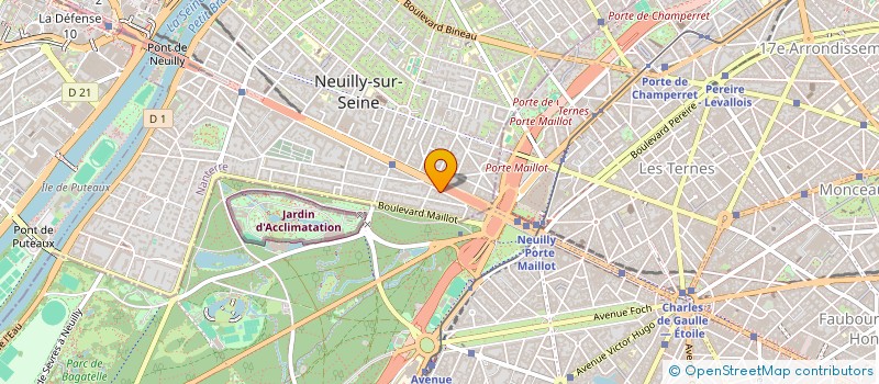 localisation de l'entreprise ARES SANTE à NEUILLY-SUR-SEINE